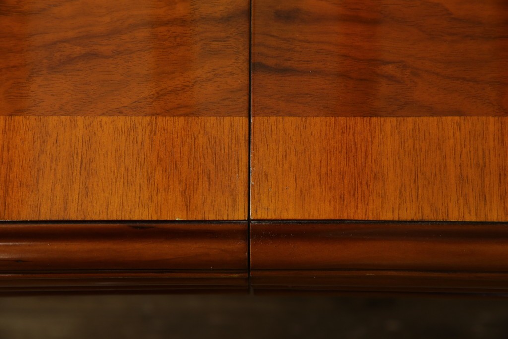 中古　美品　最高級アメリカ家具ブランド　JOHN WIDDICOMB(ジョン ウィディコム)　マホガニー材　保護天板・テーブルパッド付き　格式高い空間を演出する大型ダイニングテーブル　定価約120万円　(R-081156)