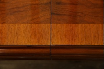 中古　美品　最高級アメリカ家具ブランド　JOHN WIDDICOMB(ジョン ウィディコム)　マホガニー材　保護天板・テーブルパッド付き　格式高い空間を演出する大型ダイニングテーブル　定価約120万円　(R-081156)