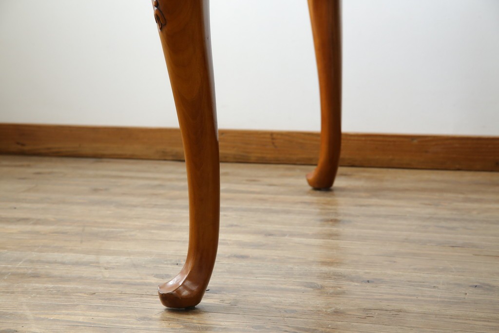 中古　美品　最高級アメリカ家具ブランド　JOHN WIDDICOMB(ジョン ウィディコム)　マホガニー材　保護天板・テーブルパッド付き　格式高い空間を演出する大型ダイニングテーブル　定価約120万円　(R-081156)