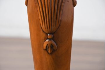 中古　美品　最高級アメリカ家具ブランド　JOHN WIDDICOMB(ジョン ウィディコム)　マホガニー材　格式高い空間を演出する大型ダイニングテーブル(4人掛け、6人掛け、食卓、天板カバー付き)(定価約120万円)(R-081156)