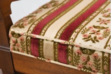 中古　美品　DREXEL HERITAGE(ドレクセルヘリテイジ)　直線的なフォルムが美しいオットマン(スツール、椅子、イス、チェア)(R-081158)