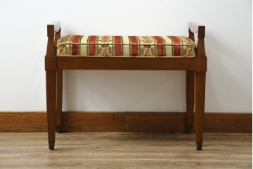 中古　美品　DREXEL HERITAGE(ドレクセルヘリテイジ)　直線的なフォルムが美しいオットマン　(R-081158)