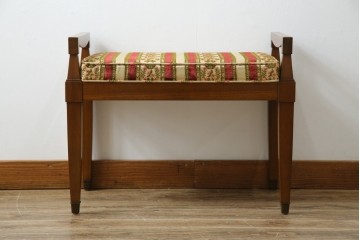 中古　美品　DREXEL HERITAGE(ドレクセルヘリテイジ)　直線的なフォルムが美しいオットマン　(R-081158)