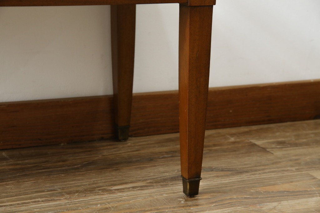 中古　美品　DREXEL HERITAGE(ドレクセルヘリテイジ)　直線的なフォルムが美しいオットマン　(R-081158)