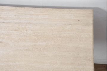 イタリアビンテージ　高級イタリア輸入家具　重厚感あふれる総大理石の大型なダイニングテーブル(4人掛け、6人掛け、食卓)(R-081159)