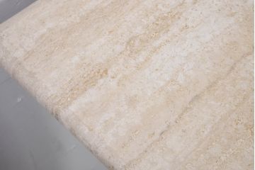 イタリアビンテージ　高級イタリア輸入家具　重厚感あふれる総大理石の大型なダイニングテーブル(4人掛け、6人掛け、食卓)(R-081159)