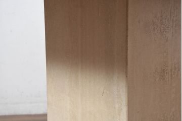 イタリアビンテージ　高級イタリア輸入家具　重厚感あふれる総大理石の大型なダイニングテーブル(4人掛け、6人掛け、食卓)(R-081159)