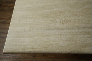 イタリアビンテージ　高級イタリア輸入家具　重厚感あふれる総大理石の大型なダイニングテーブル　(R-081159)