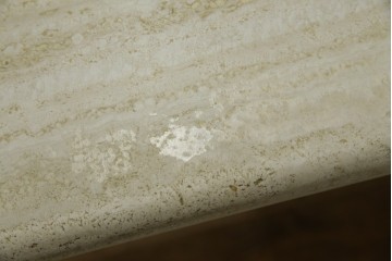 イタリアビンテージ　高級イタリア輸入家具　重厚感あふれる総大理石の大型なダイニングテーブル　(R-081159)