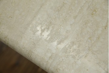 イタリアビンテージ　高級イタリア輸入家具　重厚感あふれる総大理石の大型なダイニングテーブル　(R-081159)