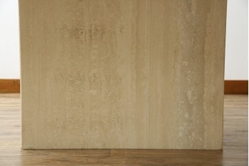 イタリアビンテージ　高級イタリア輸入家具　重厚感あふれる総大理石の大型なダイニングテーブル　(R-081159)