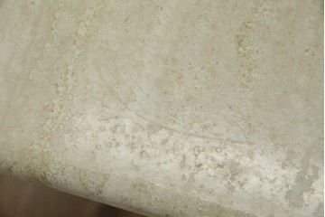 イタリアビンテージ　高級イタリア輸入家具　重厚感あふれる総大理石の大型なダイニングテーブル　(R-081159)