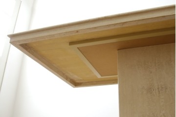 イタリアビンテージ　高級イタリア輸入家具　重厚感あふれる総大理石の大型なダイニングテーブル　(R-081159)