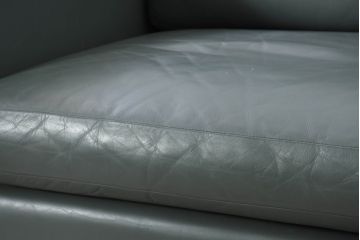 アメリカビンテージ　高級輸入家具　Knoll(ノル)　フィスターコレクション　総革の贅沢な1人掛けラウンジソファ4脚セット(レザー、一人掛け、1Pソファ、アームソファ、ヴィンテージ、ノール、バラ売り可能)(現行定価4脚で約280万円)(R-081163)