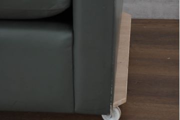 アメリカビンテージ　高級輸入家具　Knoll(ノル)　フィスターコレクション　総革の贅沢な1人掛けラウンジソファ4脚セット(レザー、一人掛け、1Pソファ、アームソファ、ヴィンテージ、ノール、バラ売り可能)(現行定価4脚で約280万円)(R-081163)