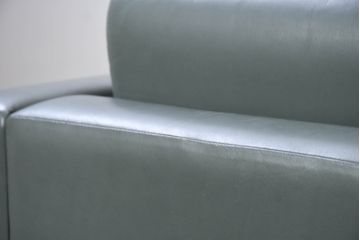 アメリカビンテージ　高級輸入家具　Knoll(ノル)　フィスターコレクション　総革の贅沢な1人掛けラウンジソファ4脚セット(レザー、一人掛け、1Pソファ、アームソファ、ヴィンテージ、ノール、バラ売り可能)(現行定価4脚で約280万円)(R-081163)