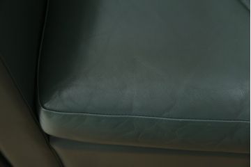アメリカビンテージ　高級輸入家具　Knoll(ノル)　フィスターコレクション　総革の贅沢な1人掛けラウンジソファ4脚セット(レザー、一人掛け、1Pソファ、アームソファ、ヴィンテージ、ノール、バラ売り可能)(現行定価4脚で約280万円)(R-081163)