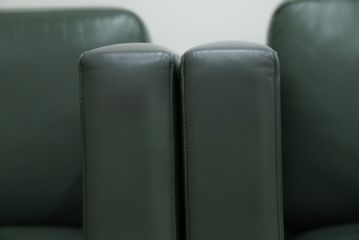 アメリカビンテージ　高級輸入家具　Knoll(ノル)　フィスターコレクション　総革の贅沢な1人掛けラウンジソファ4脚セット(レザー、一人掛け、1Pソファ、アームソファ、ヴィンテージ、ノール、バラ売り可能)(現行定価4脚で約280万円)(R-081163)