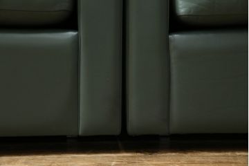 アメリカビンテージ　高級輸入家具　Knoll(ノル)　フィスターコレクション　総革の贅沢な1人掛けラウンジソファ4脚セット(レザー、一人掛け、1Pソファ、アームソファ、ヴィンテージ、ノール、バラ売り可能)(現行定価4脚で約280万円)(R-081163)