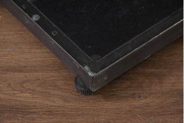 中古　エグジットメタルワークサプライ(EXIT METAL WORK SUPPLY)　インダストリアル感溢れるデザインのスタンドミラー3台セット(姿見、鏡、店舗什器)(定価3台で約42万円)(R-81168)