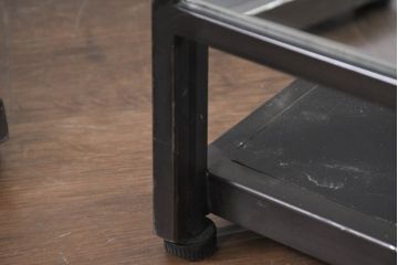 中古　エグジットメタルワークサプライ(EXIT METAL WORK SUPPLY)　インダストリアル感溢れるデザインのスタンドミラー3台セット(姿見、鏡、店舗什器)(定価3台で約42万円)(R-81168)