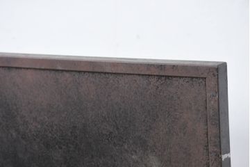 中古　エグジットメタルワークサプライ(EXIT METAL WORK SUPPLY)　インダストリアル感溢れるデザインのスタンドミラー2台セット(姿見、鏡、店舗什器)(定価2台で約28万円)(R-81169)
