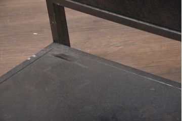中古　エグジットメタルワークサプライ(EXIT METAL WORK SUPPLY)　インダストリアル感溢れるデザインのスタンドミラー2台セット(姿見、鏡、店舗什器)(定価2台で約28万円)(R-81169)