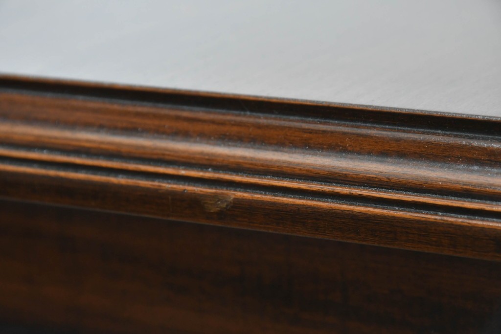 アメリカビンテージ　アメリカンカントリー　上品な装飾が魅力的なエクステンションテーブル　(R-081175)