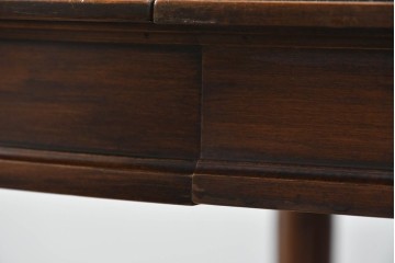 アメリカビンテージ　アメリカンカントリー　上品な装飾が魅力的なエクステンションテーブル　(R-081175)