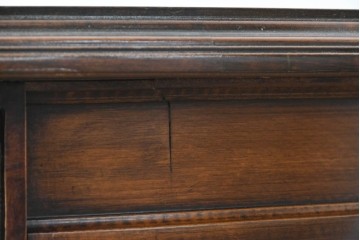 アメリカビンテージ　アメリカンカントリー　上品な装飾が魅力的なエクステンションテーブル　(R-081175)