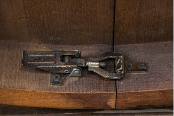 アメリカビンテージ　アメリカンカントリー　上品な装飾が魅力的なエクステンションテーブル　(R-081175)