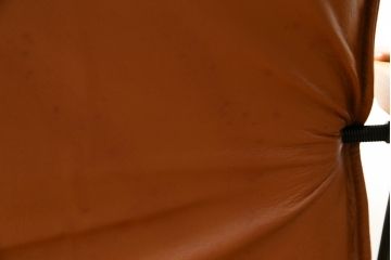 デンマークビンテージ　フランスベッド取り扱い　デンマークブランド　KEBE(ケベ)　本革(レザー)　のんびり過ごせるリクライニングチェアとオットマンのセット(1Pソファ、アームソファ、ラウンジチェア、フットスツール、椅子、イス、ヴィンテージ、北欧)(R-081178)