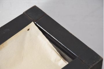 和製ビンテージ　落ち着いた雰囲気を演出する天井直付けの和風照明カバー3台セット(ウォールランプカバー、照明カバー、ヴィンテージ)(R-081180)