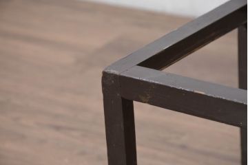 和製アンティーク　ペイント仕上げ限定　和の趣あふれる木製壁掛け照明カバー2個セット(シェード、ウォールランプカバー)(R-081181)