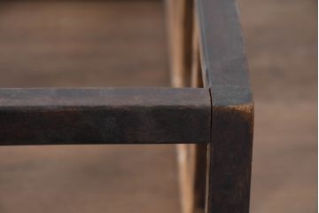 和製アンティーク　ペイント仕上げ限定　和の趣あふれる木製壁掛け照明カバー2個セット(シェード、ウォールランプカバー)(R-081181)