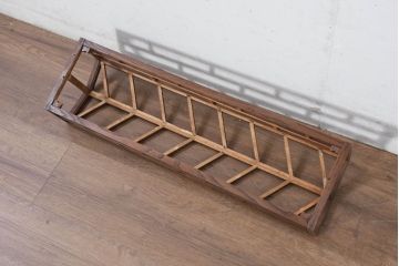 和製アンティーク　希少品!!　鳥取民芸(鳥取民藝)　上質な和の空間を演出する掛け行燈(掛け行灯、壁掛け照明カバー、シェード、ウォールランプカバー)(R-081184)