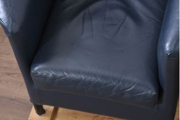 中古　WITTMANN(ヴィットマン)　Paolo Piva(パオロ ピーヴァ)　Aura Armchair(オーラ アームチェア)　本革(レザー)　重厚感と気品を兼ね備えた一人掛けソファ2脚セット(アームチェア、1人掛けソファ、1Pソファ、バラ売り可能)(定価2脚で約70万円)(R-081185)