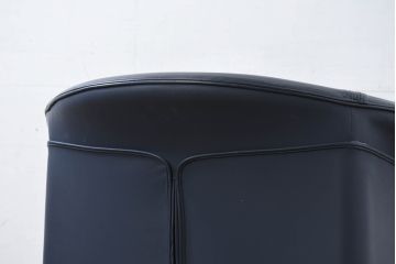 中古　WITTMANN(ヴィットマン)　Paolo Piva(パオロ ピーヴァ)　Aura Armchair(オーラ アームチェア)　本革(レザー)　重厚感と気品を兼ね備えた一人掛けソファ2脚セット(アームチェア、1人掛けソファ、1Pソファ、バラ売り可能)(定価2脚で約70万円)(R-081185)