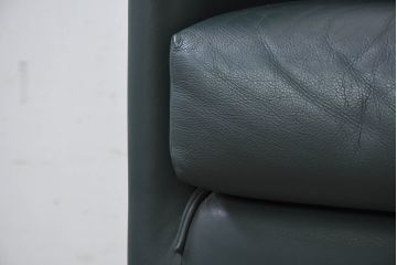 中古　WITTMANN(ヴィットマン)　Paolo Piva(パオロ ピーヴァ)　Aura Armchair(オーラ アームチェア)　本革(レザー)　重厚感と気品を兼ね備えた4脚セット(アームチェア、1人掛けソファ、1Pソファ、バラ売り可能)(定価4脚で約140万円)(R-081186)