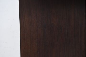イタリアビンテージ　秀逸なデザイン　ローズウッド　ブラス(真鍮)フレーム　エンボス銅鉄の上品なショーケース(Gケース、ショーケース、ディスプレイケース、コレクションケース、飾り棚、陳列棚、収納棚、店舗什器、ヴィンテージ)(R-081189)