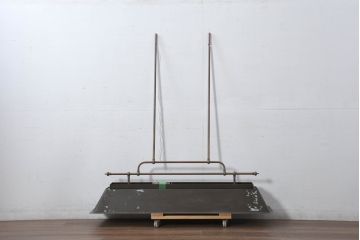 中古　高級品　希少!!　お洒落な空間づくりにおすすめな真鍮製のプールバーライト(プールバーランプ、ビリヤードライト、ビリヤードランプ、天井照明、吊り下げ照明、ランプシェード)(R-081193)
