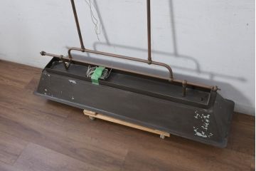 中古　高級品　希少!!　お洒落な空間づくりにおすすめな真鍮製のプールバーライト(プールバーランプ、ビリヤードライト、ビリヤードランプ、天井照明、吊り下げ照明、ランプシェード)(R-081193)