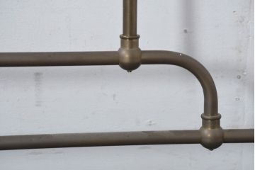 中古　高級品　希少!!　お洒落な空間づくりにおすすめな真鍮製のプールバーライト(プールバーランプ、ビリヤードライト、ビリヤードランプ、天井照明、吊り下げ照明、ランプシェード)(R-081194)
