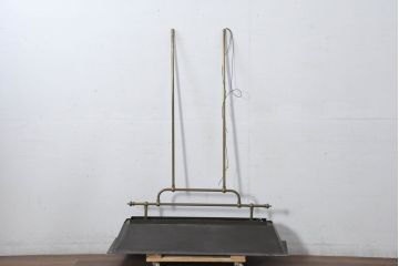 中古　高級品　希少!!　お洒落な空間づくりにおすすめな真鍮製のプールバーライト(プールバーランプ、ビリヤードライト、ビリヤードランプ、天井照明、吊り下げ照明、ランプシェード)(R-081195)