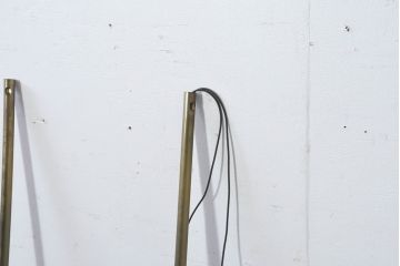 中古　高級品　希少!!　お洒落な空間づくりにおすすめな真鍮製のプールバーライト(プールバーランプ、ビリヤードライト、ビリヤードランプ、天井照明、吊り下げ照明、ランプシェード)(R-081195)