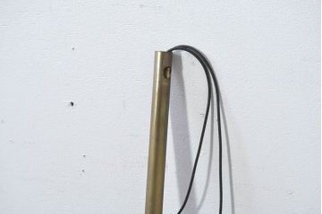 中古　高級品　希少!!　お洒落な空間づくりにおすすめな真鍮製のプールバーライト(プールバーランプ、ビリヤードライト、ビリヤードランプ、天井照明、吊り下げ照明、ランプシェード)(R-081195)