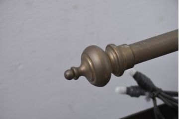 中古　高級品　希少!!　お洒落な空間づくりにおすすめな真鍮製のプールバーライト(プールバーランプ、ビリヤードライト、ビリヤードランプ、天井照明、吊り下げ照明、ランプシェード)(R-081195)