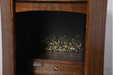 中古　新古品　未使用　展示品　二本松工藝館　田中家具　総桐材　モダンな佇まいの漆塗り仏壇(小型仏壇)(定価約39万6千円)(R-081196)