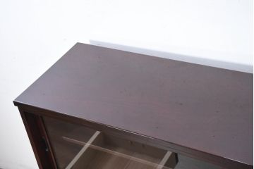 中古　新古品　未使用　展示品　二本松工藝館　田中家具　和の趣を感じる民芸飾り棚(サイドボード、サイドキャビネット、収納棚、戸棚)(定価約88万円)(R-081198)