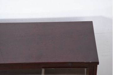 中古　新古品　未使用　展示品　二本松工藝館　田中家具　和の趣を感じる民芸飾り棚(サイドボード、サイドキャビネット、収納棚、戸棚)(定価約88万円)(R-081198)